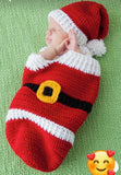 Shop now for our Child Safe Acrylic Yarn Cocoon + Cap set, offering warmth, safety, and adorable style for your newborn!