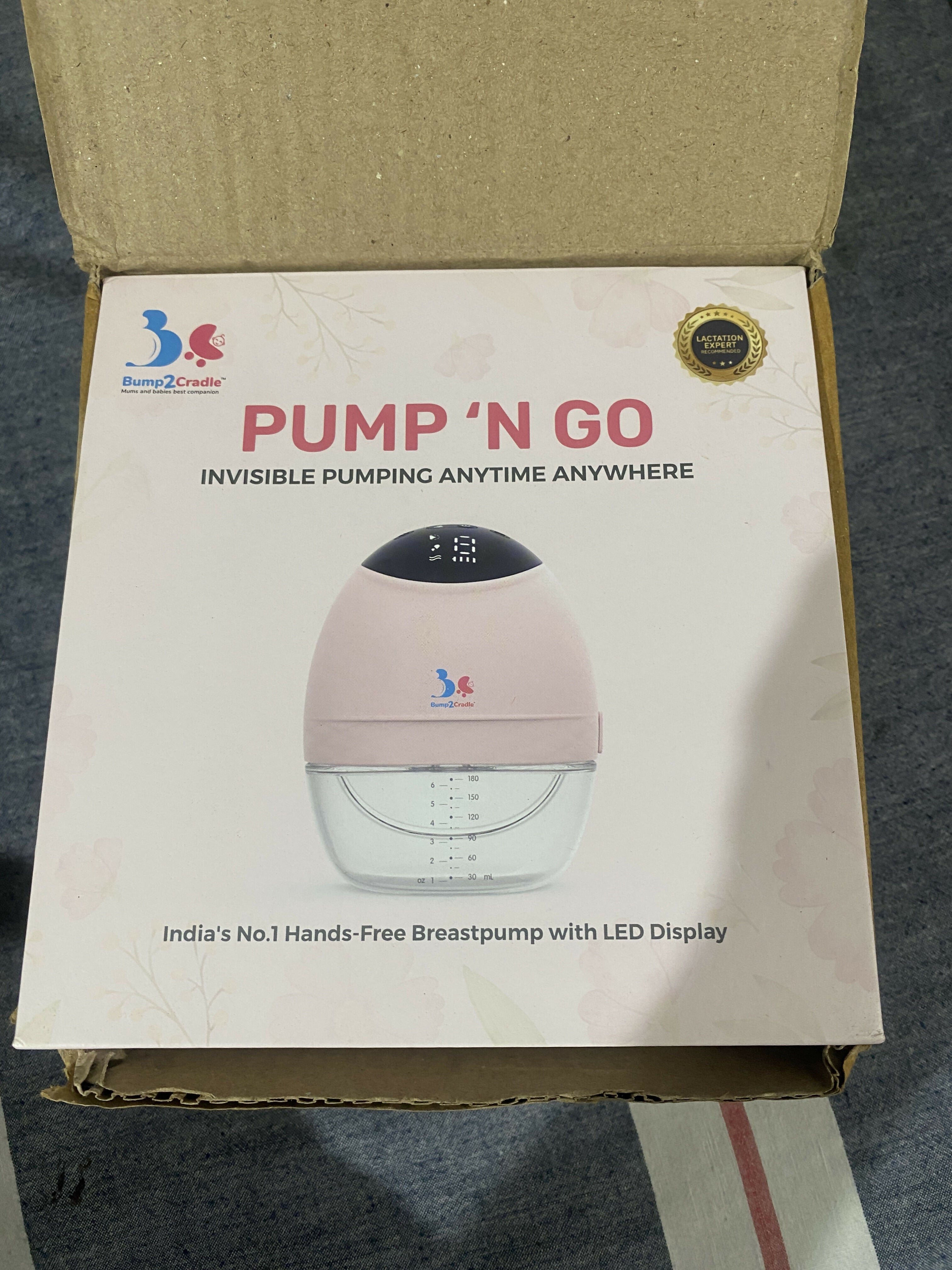 BUMP TO CRADLE PUMP N GO Automatic Breast Pump