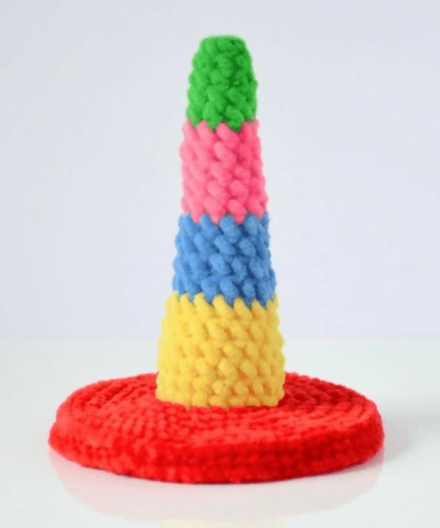 Stack, Play & Learn – Blast Off with the Rocket Stacking Rings Tower!