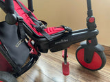 SMART RIKE STR7 Toddler Tricycle Stroller, Compact Bike Stroller, Easy Push Tricycle Doubles as a Toddler Bike, Baby Tricycle, Deluxe 6M+, Red & Black