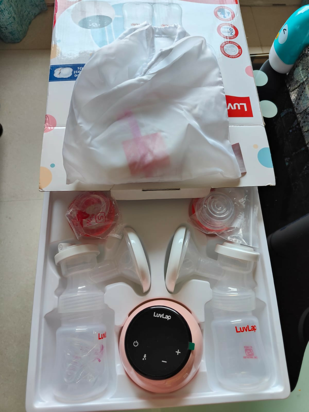 Double the Efficiency, Double the Comfort – LUVLAP Double Electric Breast Pump!