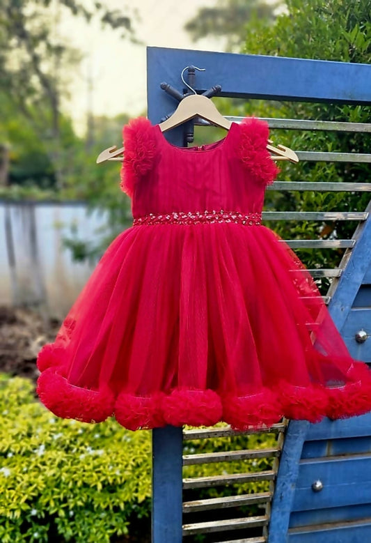 Red Baby Frock