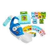 Talking Baby Double Sided Flash Cards Educational Toy And Bubble Gun Combo For Kids