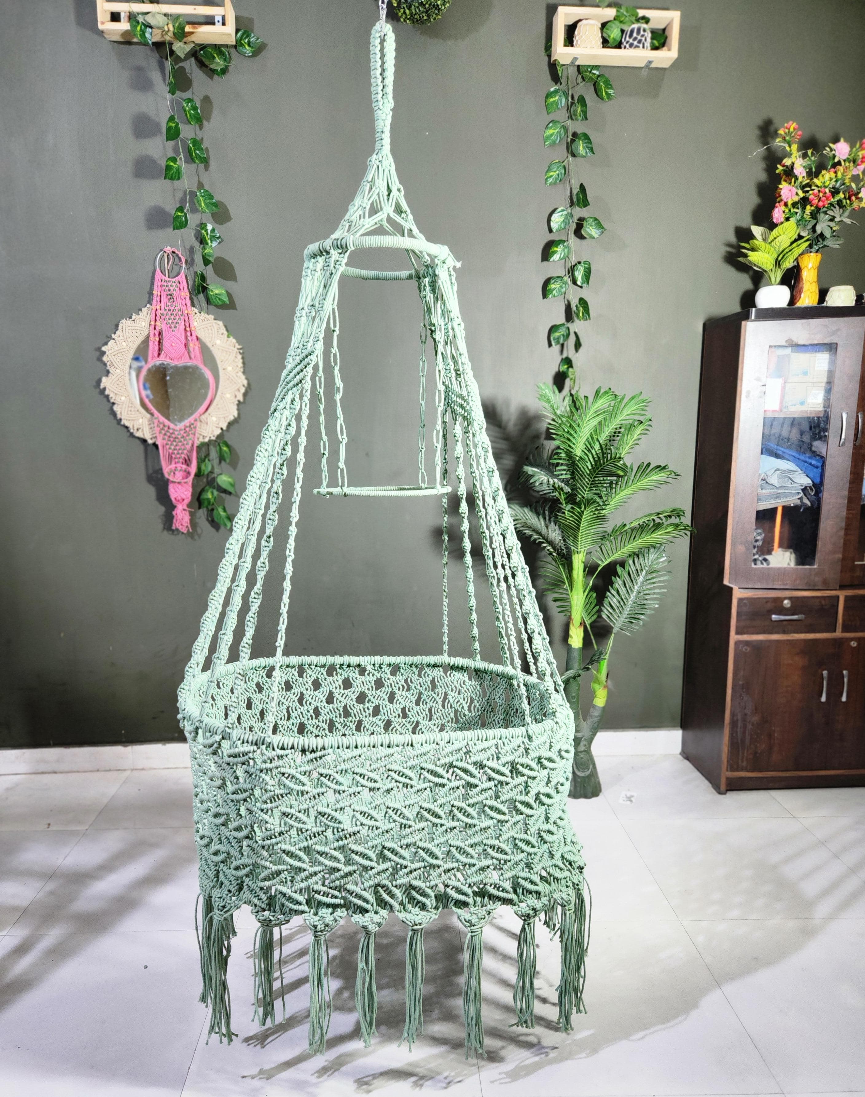 Macrame Baby Cradle - PyaraBaby