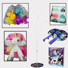 Combo of Ping Pong Game & Squishy Bath Toys or Unicorn Big Size Bag with  Baby Towel - PyaraBaby