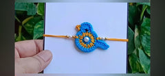 Cute Hand crochet Rakhi for Kids- Multiple designs available