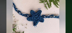 Cute Hand crochet Rakhi for Kids- Multiple designs available