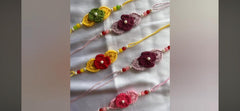 Cute Hand crochet Rakhi for Kids- Multiple designs available