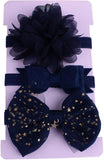 Add a touch of charm to your baby girl’s look with these delightful hair accessories, designed to complement any outfit. 