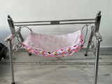 A TO Z HUB Steel Cradle / Palna/ jhula With Cloth