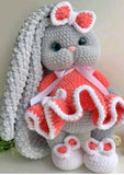 The Crochet Rabbit Soft Toy is a charming, hand-crafted plush toy that brings warmth and joy to your little one’s playtime.