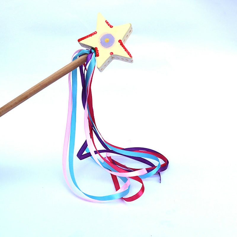 Ignite your child's imagination with the Magic Wand – a whimsical pretend play toy that inspires creativity and magical adventures.