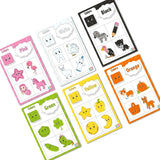 Colour Sorting Activity Mats (10 colours included) - PyaraBaby