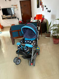  Experience comfort and convenience with the LUVLAP Sunshine Stroller/Pram, designed for safety and style.