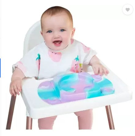 Eas yTots Mini Mat Silicone Suction Plate - Minimat Dino