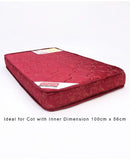 BABYHUG  High Density Soft Foam Baby Mattress - Maroon