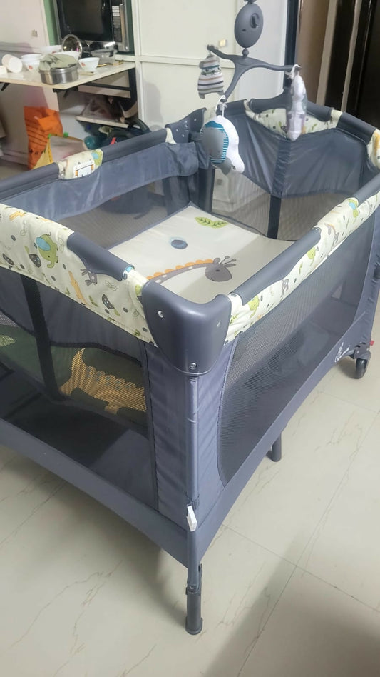 R FOR RABBIT Hide & Seek Convertible Bedside Baby Cot & Crib