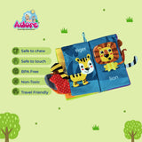 Baby Cloth Tail Books - Land Animals