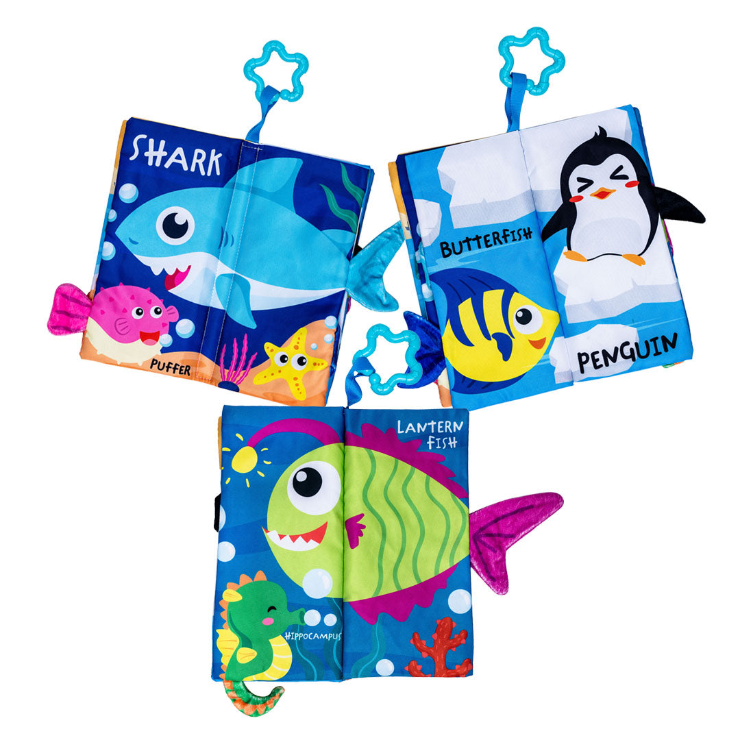 Baby Cloth Book -  Marine Animals