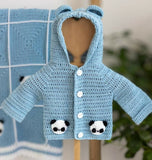 Baby blanket, sweater, beanie, and booties set for warmth and comfort, crafted from baby-safe materials, perfect for everyday use or gifting.