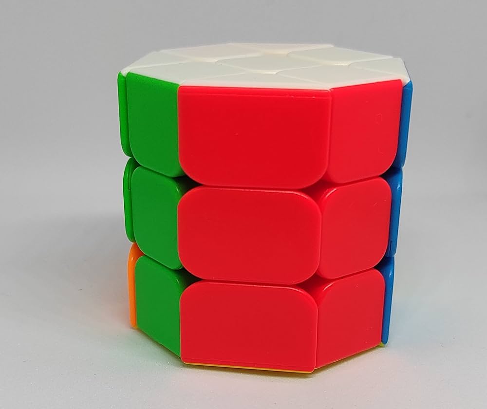 Barrel Speed Cube,Penrose Cube And Rubik Cube Combo