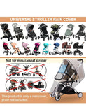 Stroller Rain Cover can protect baby from rain, wind, snow, cold and dust