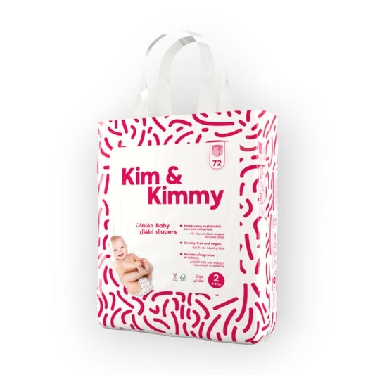 KIM & KIMMY  Eco-Friendly Baby Taped Diapers 