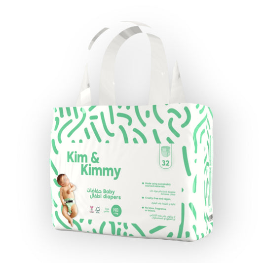 KIM & KIMMY  Eco-Friendly Baby Taped Diapers  