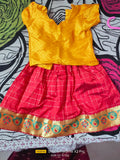 Silk Top with Lehenga for Baby Girl