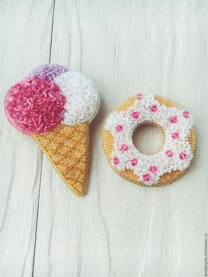 Add a playful touch to your child's hairstyle with the Sweet Treat Hair Clip! Handcrafted with care, featuring a mini ice cream cone and donut shape, this adorable accessory adds sweetness and charm to any look. Perfect for all occasions, it's an adorable addition to your child's accessory collection.