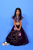 Butterfly (Lehenga) unique plum colour lehenga for kids , ethenic wear for kids - PyaraBabyElevate your child's ethnic wardrobe with the Butterfly Lehenga – a unique plum-colored ensemble perfect for festive celebrations and special occasions, designed to add elegance and charm to your little one's look.