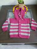 Crochet baby hoodies