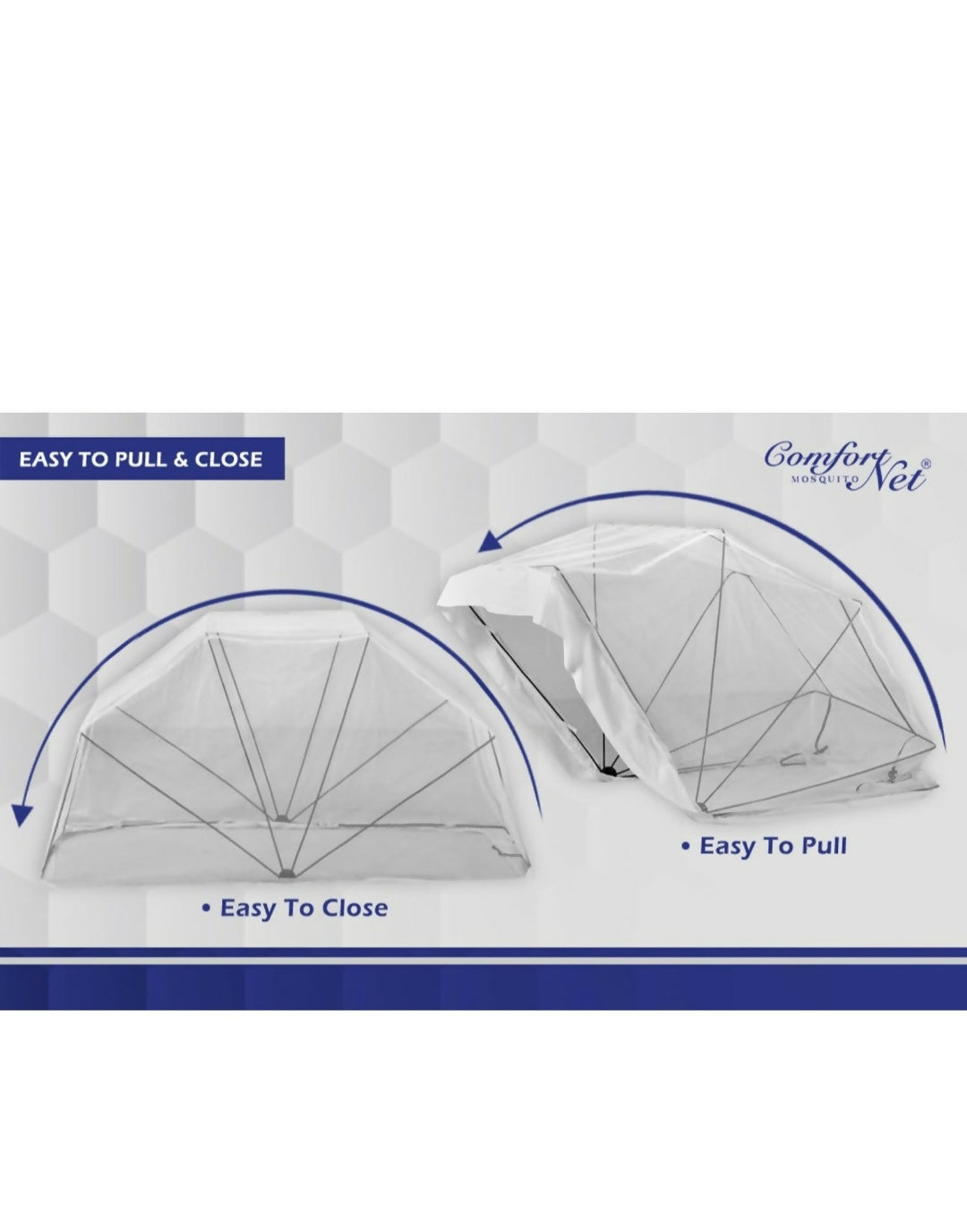  Mosquito Net for Bed + Mosquito Net for Crib/Cot 