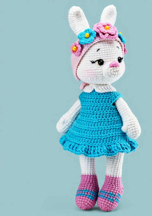 Crochet Bunny amigurumi toy