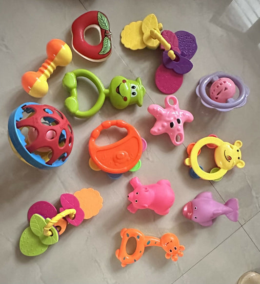 Rattles for Baby- set of 13