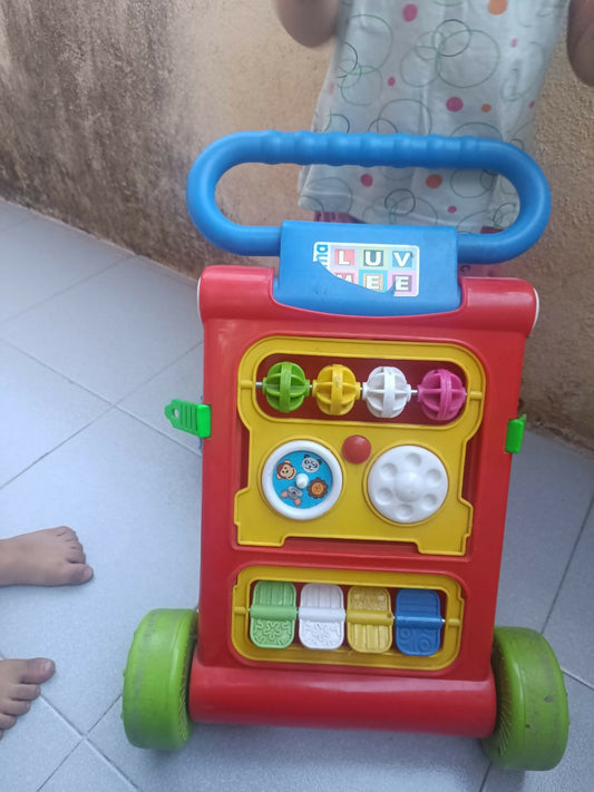 Musical Activity Walker (Red) – Fun, Learning & Mobility in One! 