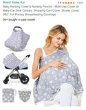 Kefee Kol branded breastfeeding nursing cover - Multi use