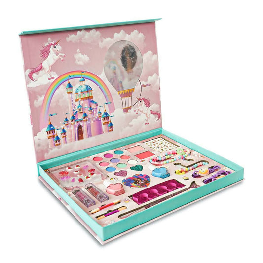 This toy child accessories and makeup playset specially designed for little girls age 3-12.