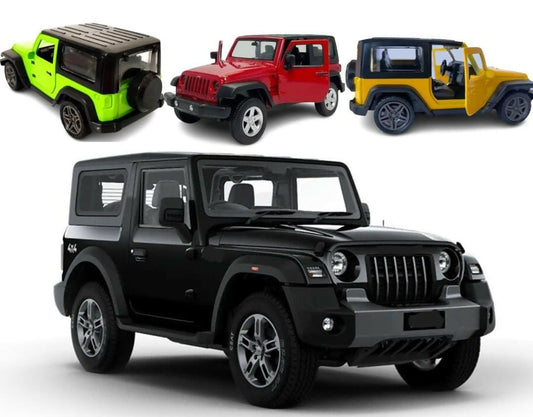 Realistic Pull Back Metal Thar Car Toy for kids, designed for hours of fun and adventure, perfect for young car enthusiasts.