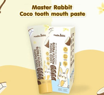 MASTER RABBIT Toothpaste For Children Coco Tooth Mouth Paste