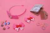 ilearnngrow Bow Hair Accessories Set - Pink