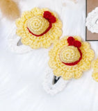 Crochet handmade hair clip