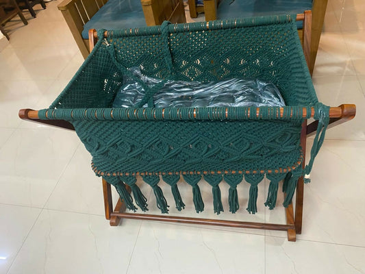 MACRAME Crib And Cradle