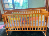 Babyhug Malmo Cot/Crib with Mattress - Safe, Stylish, and Comfortable Sleep Solution for Your Baby.