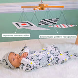 Shop now for the B4BRAIN Activity Gym +3 Mobiles with Hanger for Newborn Baby, offering engaging sensory play and developmental growth in a comfortable, easy-to-clean design!