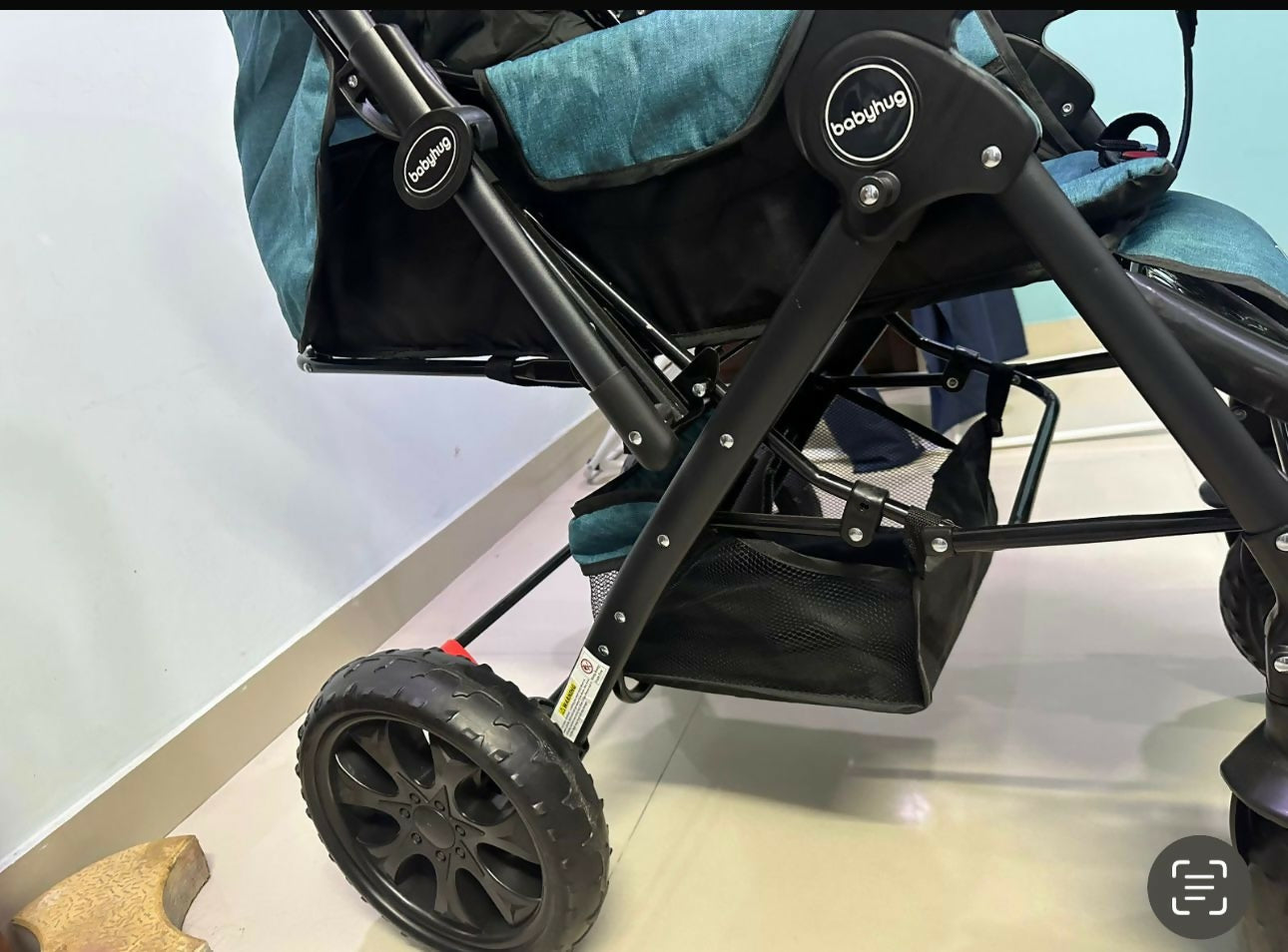 Stroll in Style – BABYHUG Blue Stroller for Comfort, Safety, and Smiles on the Go!