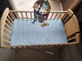 HUNY HUNY Baby Bed Crib 12 in 1 Rocking Cot