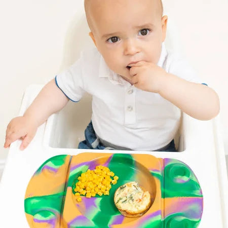 EasyTots Mini Mat Silicone Suction Plate - Minimat Lilac