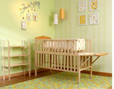 BABYHUG Lily Wooden Cot, Dimensions: 149×64×104 cm