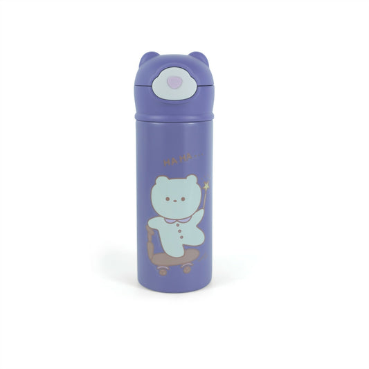 Keep your child's drinks fresh and at the right temperature with the Buster Vacuum Insulated Kids Water Bottle—vibrant, spill-proof, and built for everyday adventures!